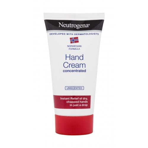 Neutrogena Norwegian Formula® Hand Cream Unscented 75 ml krém na suché a popraskané ruky bez parfumácie pre ženy