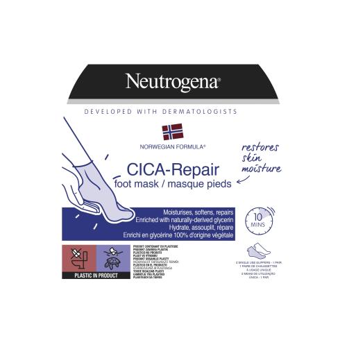 Neutrogena Norwegian Formula® CICA Repair hydratačná maska na nohy 1 ks