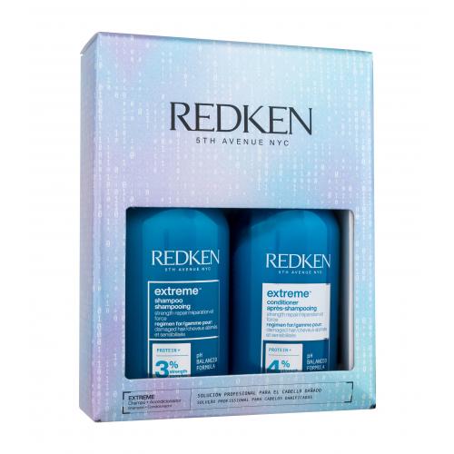 Redken Extreme darčeková kazeta pre ženy šampón Extreme 300 ml + kondicionér Extreme 300 ml