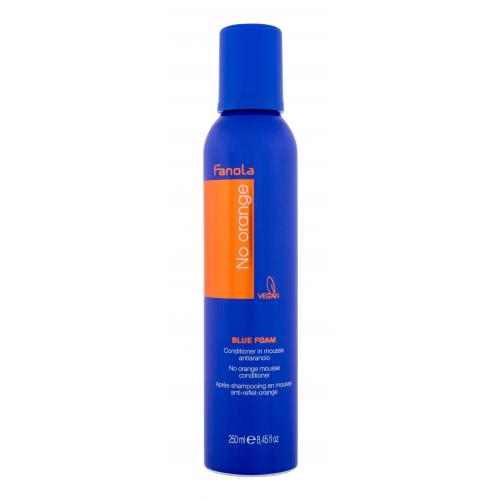 Fanola No Orange Blue Foam penový kondicionér pre tmavé vlasy 250 ml