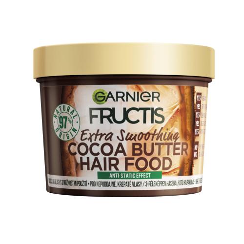 Garnier Fructis Cocoa Butter Hair Food vyživujúca maska na vlasy s kakaovým maslom 390 ml