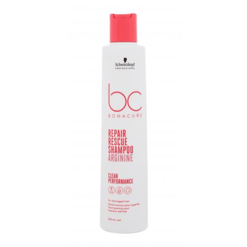Schwarzkopf Professional BC Bonacure Repair Rescue Arginine Shampoo 250 ml šampón pre ženy na poškodené vlasy; na lámavé vlasy; na oslabené vlasy