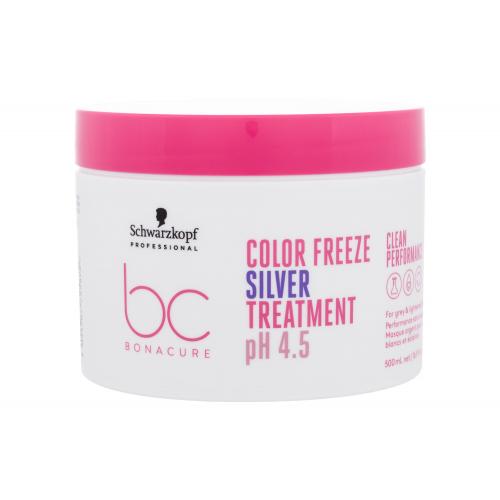 Schwarzkopf Professional BC Bonacure Color Freeze pH 4.5 Treatment Silver 500 ml maska na vlasy pre ženy na suché vlasy