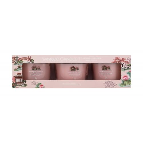 Yankee Candle Tranquil Garden darčeková kazeta vonná sviečka 3 x 37 g unisex