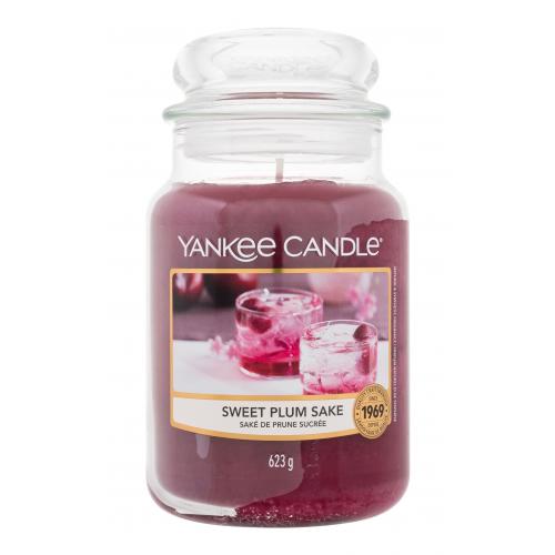 Yankee Candle Sweet Plum Sake 623 g vonná sviečka unisex