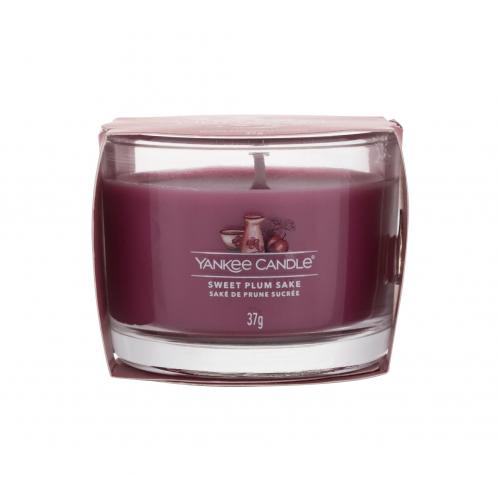 Yankee Candle Sweet Plum Sake 37 g vonná sviečka unisex