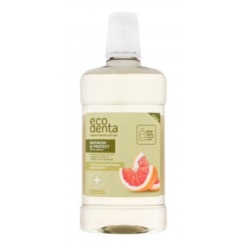 Ecodenta Super+Natural Oral Care Refresh & Protect 500 ml ústna voda unisex