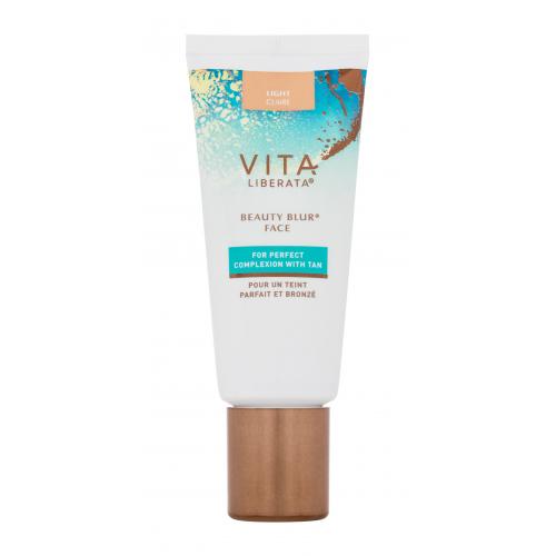 Vita Liberata Beauty Blur Face tónovací samoopaľovací krém pre rozjasnenie a hydratáciu odtieň Light 30 ml