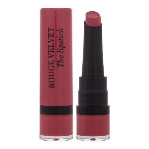 BOURJOIS Paris Rouge Velvet The Lipstick 2,4 ml rúž pre ženy 04 Hip Hip Pink