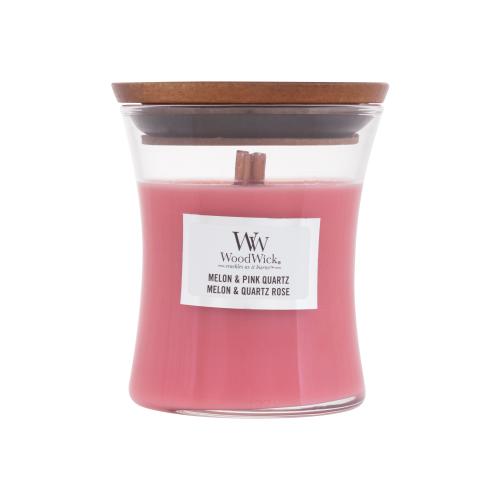 Woodwick Melon & Pink vonná sviečka 85 g