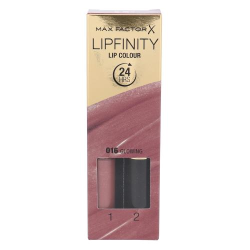 Max Factor Lipfinity Lip Colour dlhotrvajúci rúž s balzamom odtieň 016 Glowing 4,2 g
