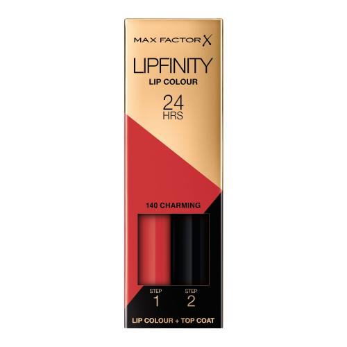Max Factor Lipfinity Lip Colour dlhotrvajúci rúž s balzamom odtieň 140 Charming 4,2 g
