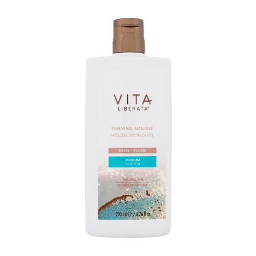 Vita Liberata Tanning Mousse Tinted 200 ml samoopaľovací prípravok pre ženy poškodená krabička Medium