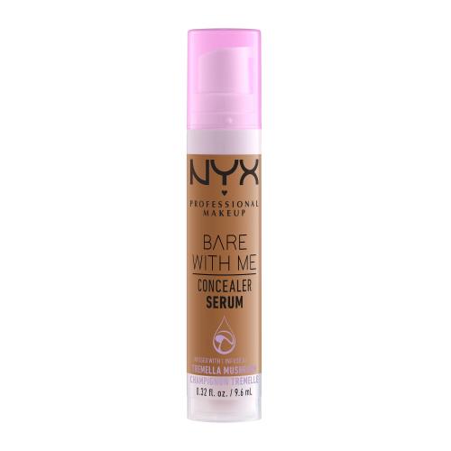 NYX Professional Makeup Bare With Me Concealer Serum hydratačný korektor 2 v 1 odtieň 09 Deep Golden 9,6 ml