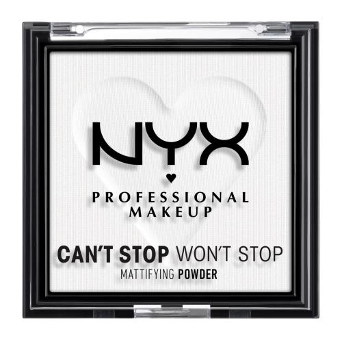NYX Professional Makeup Can't Stop Won't Stop Mattifying Powder zmatňujúci púder odtieň 11 Bright Translucent 6 g