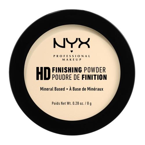 NYX Professional Makeup High Definition Finishing Powder púder odtieň 02 Banana 8 g
