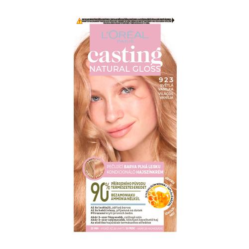 L’Oréal Paris Casting Creme Natural Gloss semipermanentná farba na vlasy odtieň 923 LIGHT BLONDE SUCRE 1 ks