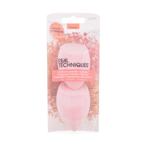 Real Techniques Miracle Powder Sponge 2 ks aplikátor pre ženy