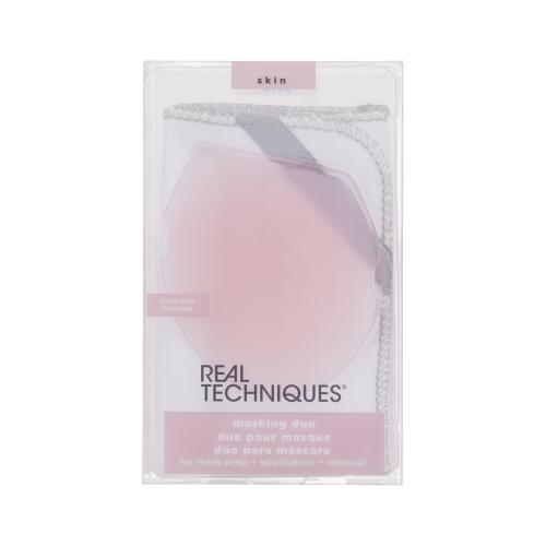 Real Techniques Skin Masking Duo aplikátor aplikátor na pleťovú masku 1 ks + bavlnený uterák 1 ks pre ženy