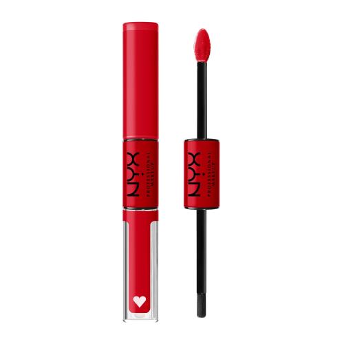 NYX Professional Makeup Shine Loud High Shine Lip Color tekutý rúž s vysokým leskom odtieň 17 - Rebel In Red 6,5 ml