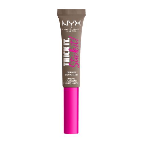 NYX Professional Makeup Thick it Stick It Brow Mascara riasenka na obočie odtieň 01 Taupe 7 ml