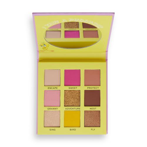 I Heart Revolution Looney Tunes Eyeshadow Palette 9 g očný tieň pre ženy Tweety