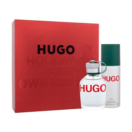HUGO BOSS Hugo Man SET1 darčeková kazeta pre mužov toaletná voda 75 ml + dezodorant 150 ml