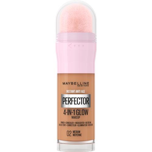MAYBELLINE NEW YORK Instant Perfector 4-in-1 rozjasňujúci make-up pre prirodzený vzhľad odtieň 02 Medium 20 ml