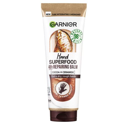 Garnier Hand Superfood regeneračný krém na ruky s kakaom 75 ml