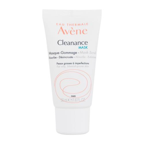 Avene Cleanance Scrub Mask 50 ml peeling pre ženy na mastnú pleť; na rozjasnenie pleti; na problematickú pleť s akné