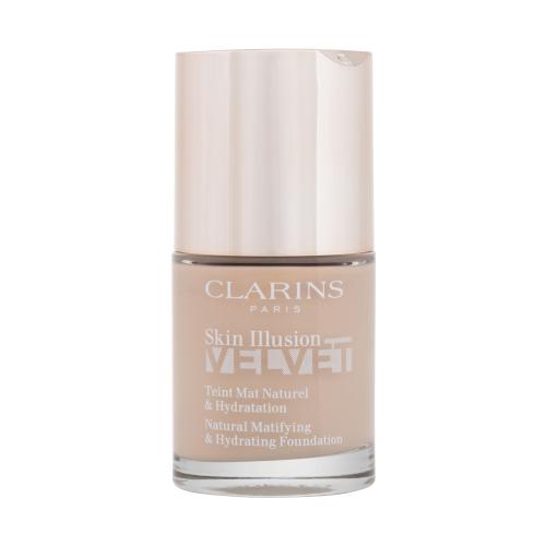 Clarins Skin Illusion Velvet tekutý mejkap s matným finišom s vyživujúcim účinkom odtieň 103N 30 ml
