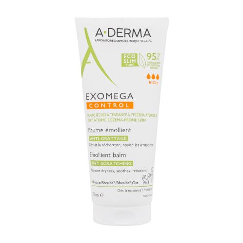 A-Derma Exomega Control Rich Emollient Balm 200 ml telový balzam unisex