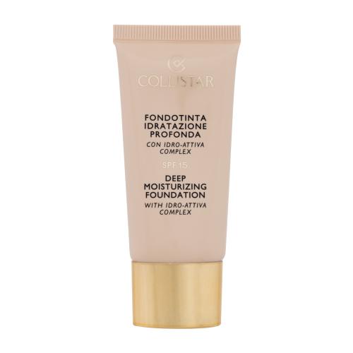 Collistar Deep Moisturizing Foundation hydratačný make-up SPF 15 odtieň 5 30 ml