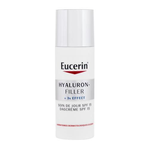 Eucerin Hyaluron-Filler + 3x Effect Day SPF15 50 ml denný pleťový krém na všetky typy pleti; na normálnu pleť; proti vráskam
