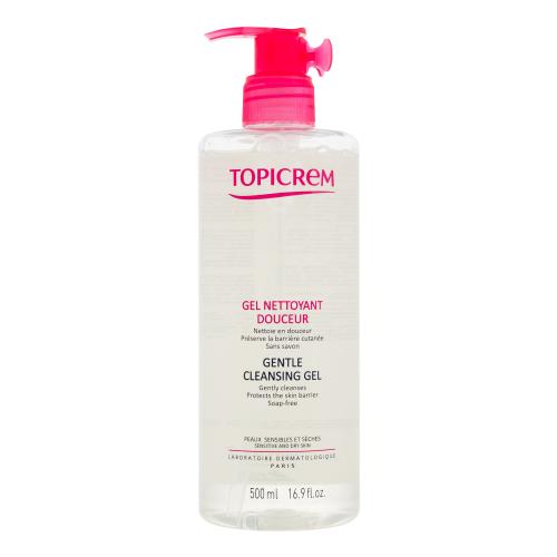 Topicrem UH BODY Gentle Cleansing Gel jemný umývací gél na tvár, telo a vlasy 500 ml
