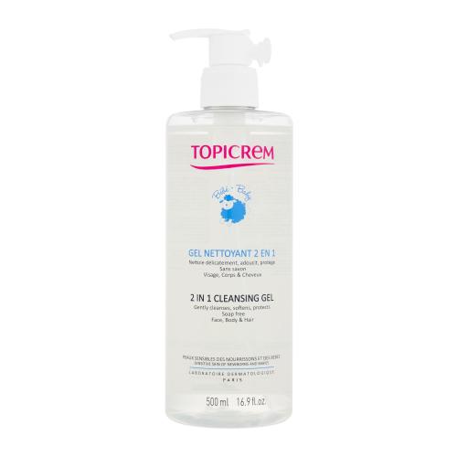 Topicrem BABY My 1st Cleansing Gel 2in1 umývací gél na telo a vlasy pre deti od narodenia 500 ml