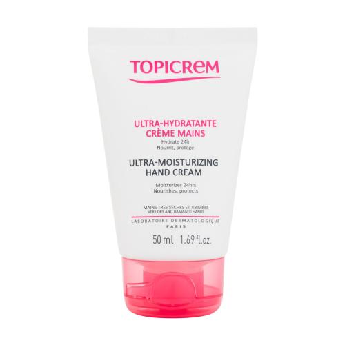 Topicrem UH BODY Ultra-Moisturizing Hand Cream hydratačný krém na suchú a popraskanú pokožku rúk 50 ml
