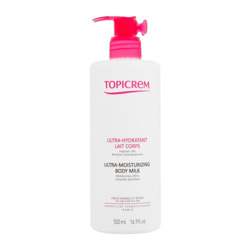 Topicrem UH BODY Ultra-Moisturizing Body Milk hĺbkovo hydratačné telové mlieko pre suchú a citlivú pokožku 500 ml