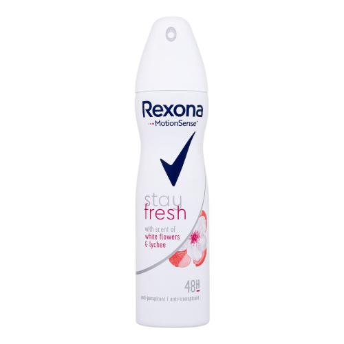 Rexona MotionSense Stay Fresh White Flowers & Lychee 150 ml antiperspirant pre ženy deospray