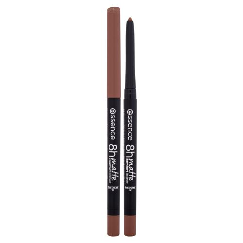 essence 8h Matte Comfort matná ceruzka na pery so strúhatkom odtieň 01 Cinnamon Spice 0,3 g