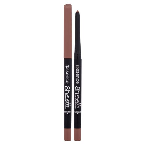 essence 8h Matte Comfort matná ceruzka na pery so strúhatkom odtieň 03 Soft Beige 0,3 g