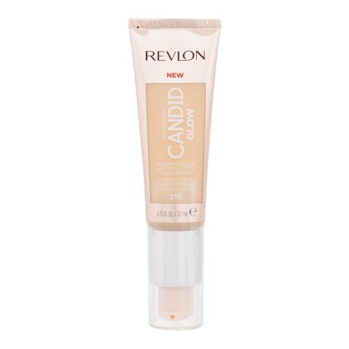 Revlon Photoready Candid Glow 22 ml make-up pre ženy 210 Natural Ochre na rozjasnenie pleti; na dehydratovanu pleť
