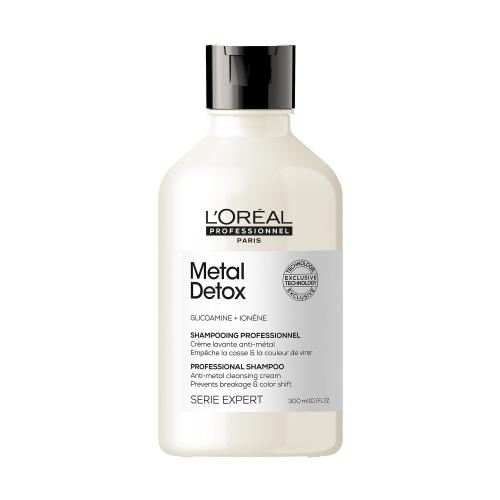 L’Oréal Professionnel Serie Expert Metal Detox hĺbkovo čistiaci šampón pre farbené a poškodené vlasy 300 ml