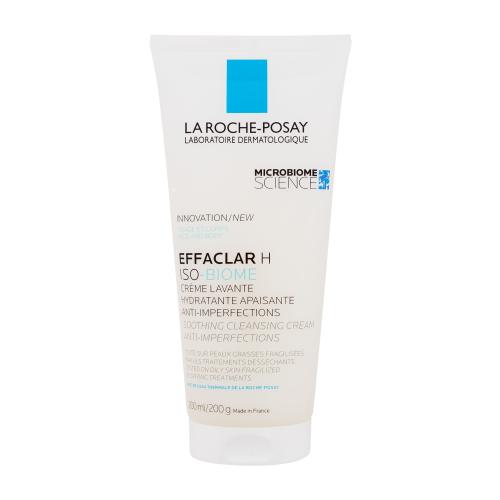 La Roche-Posay Effaclar H ISO-Biome Soothing Cleansing Cream 200 ml čistiaci krém na mastnú pleť; na dehydratovanu pleť; na problematickú pleť s akné