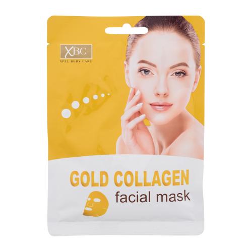 Xpel Gold Collagen Facial Mask 1 ks pleťová maska pre ženy proti vráskam