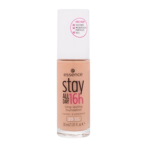 essence Stay ALL DAY 16h vodeodolný make-up odtieň 20 Soft Nude 30 ml