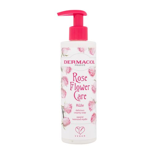 Dermacol Flower Care Rose krémové mydlo na ruky 250 ml