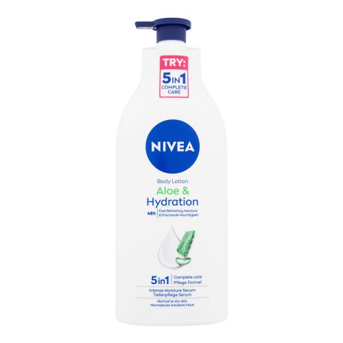 Nivea Aloe & Hydration 48h 625 ml telové mlieko pre ženy