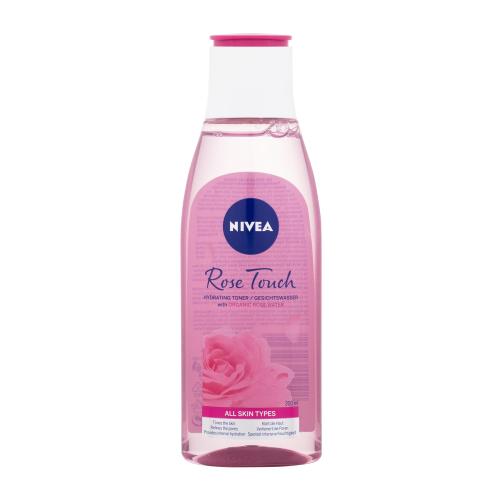 Nivea Rose Touch Hydrating Toner 200 ml pleťová voda a sprej pre ženy na dehydratovanu pleť