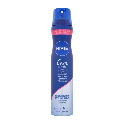 Nivea Care & Hold Regenerating Styling Spray 250 ml lak na vlasy pre ženy